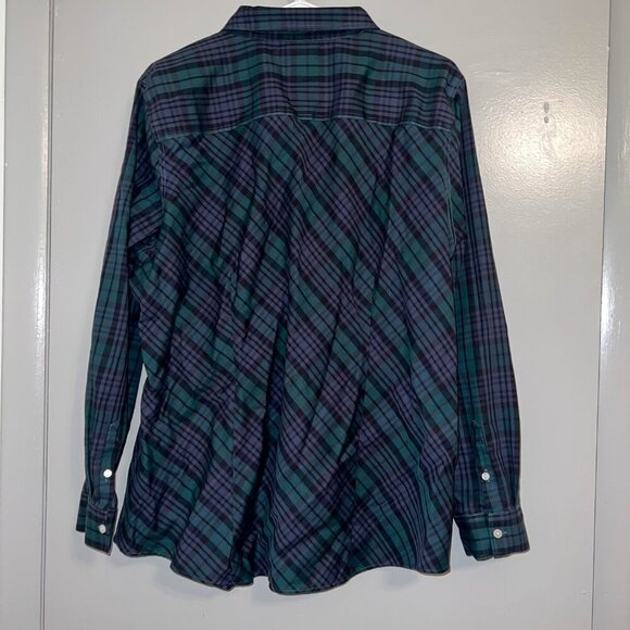 L.L. Bean Women's Plaid Button Down Shirt Size XL - Picture 6 of 6
